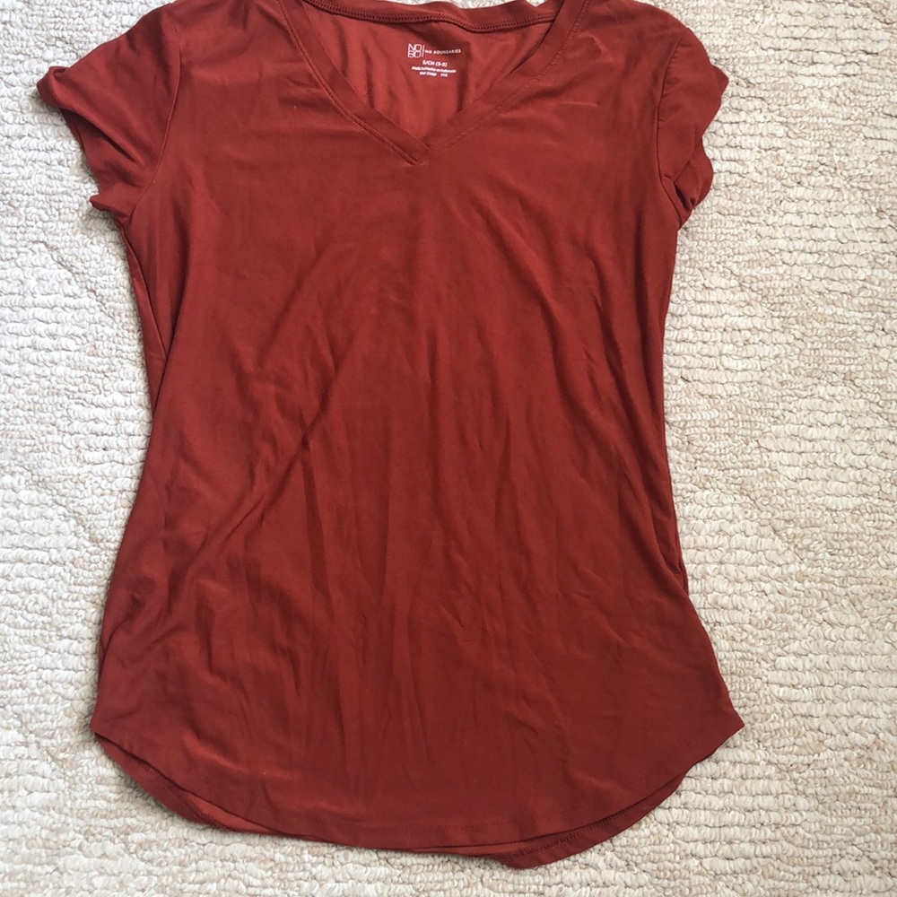 Super Soft Burt Orange Pocketed Tee